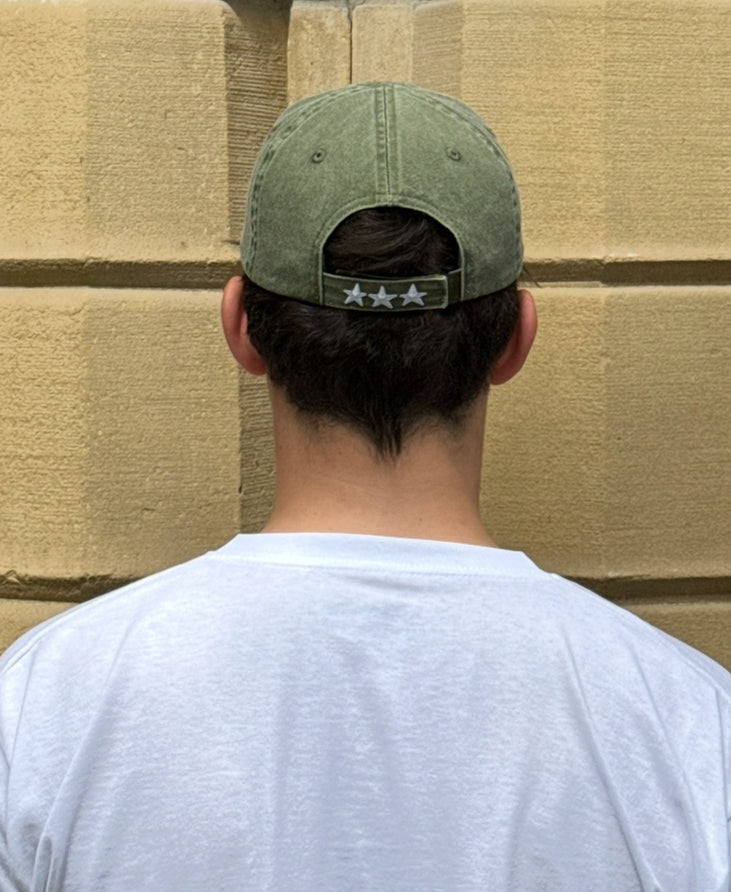 LET THE WORLD SAY AMEN CAP WASHED GREEN