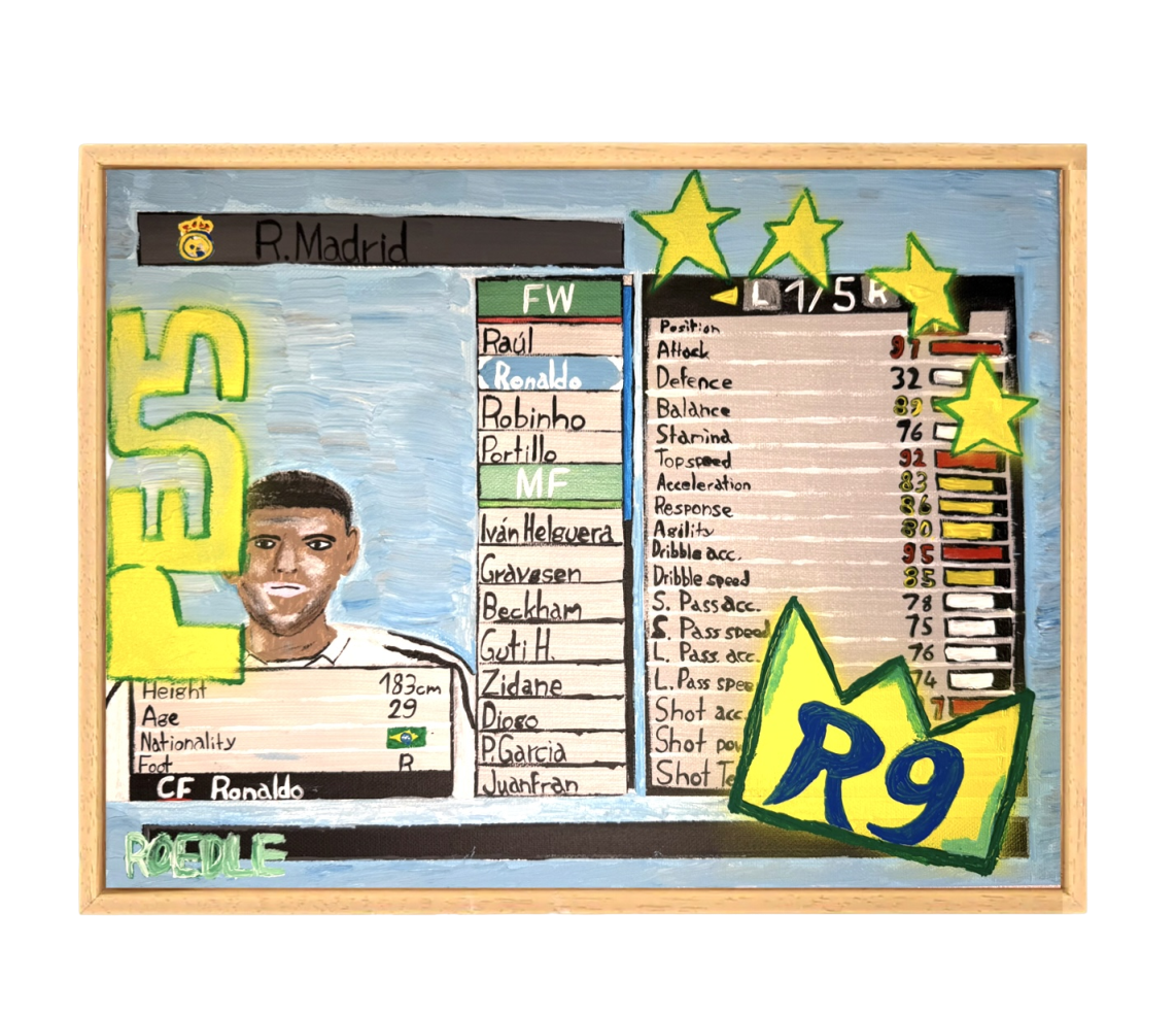 PES5 RONALDO FENOMENO (30X40CM)