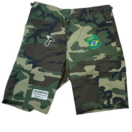 CAMO SHORTS BRAZIL WITH PATCHES