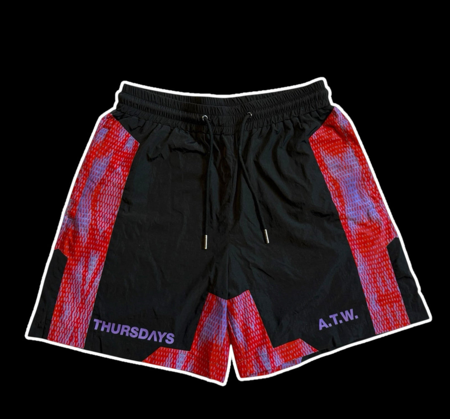 ROADRUNNER SHORTS RED/PURPLE