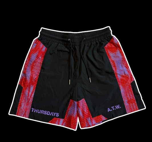 ROADRUNNER SHORTS RED/PURPLE