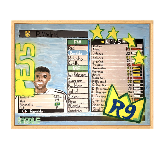 PES5 RONALDO FENOMENO (30X40CM)